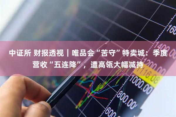 中证所 财报透视｜唯品会“苦守”特卖城：季度营收“五连降”，遭高瓴大幅减持