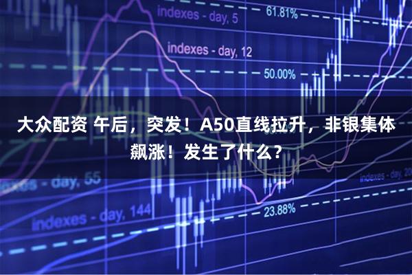 大众配资 午后,突发!A50直线拉升,非银集体飙涨!发生了什么?